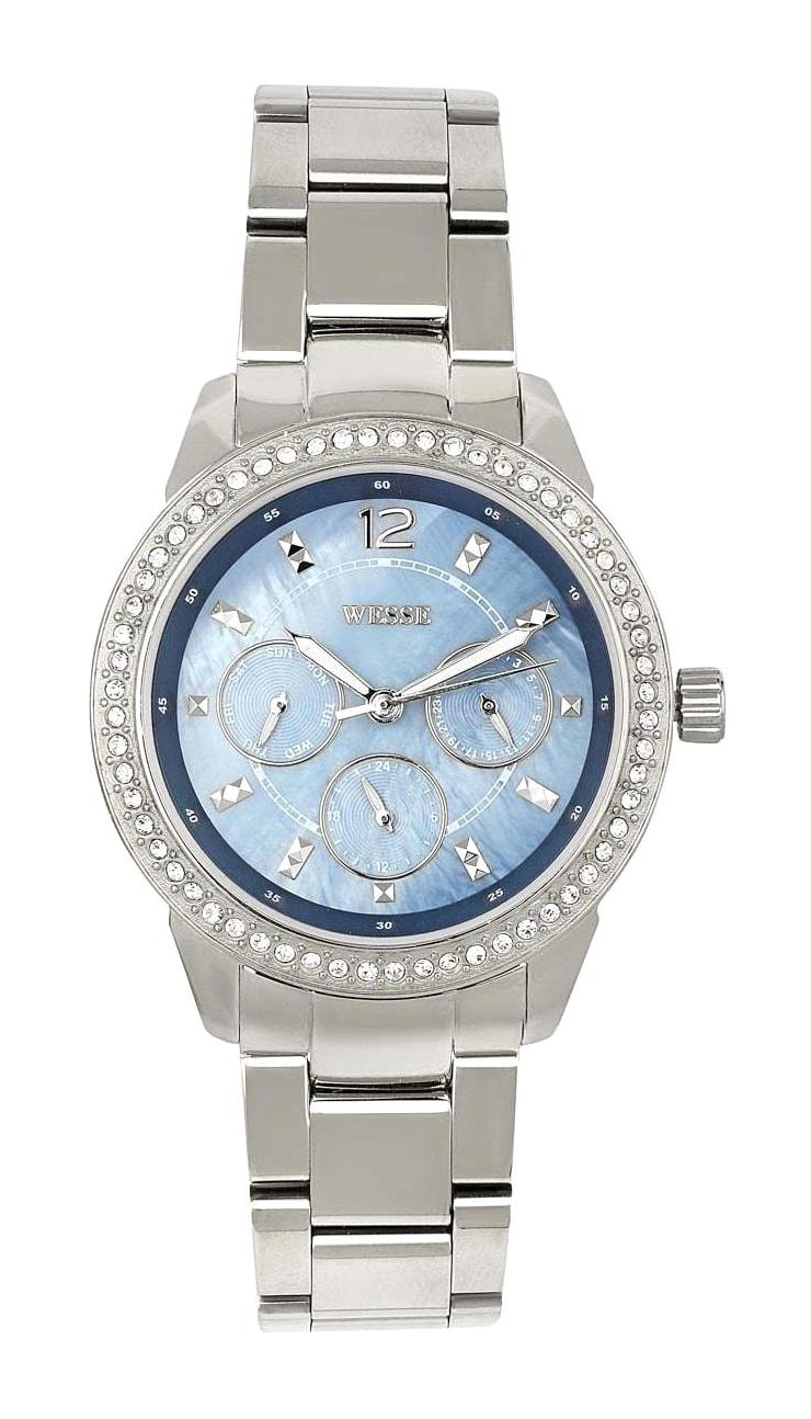 Wesse WWL101603 37 mm Gri Çelik Kordon Analog Kadın Kol Saati