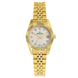 Mathey-Tissot D710PI Takvimli 38 mm Altın Çelik Kordon Analog Kadın Kol Saati