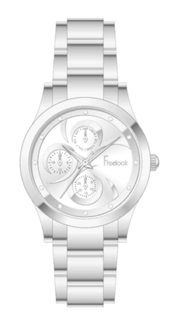Freelook F.8.1015.01 36 mm Gri Metal Kordon Analog Kadın Kol Saati