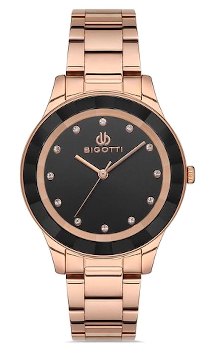 Bigotti BG.1.10249.5 41 mm Rose Gold Çelik Kordon Analog Kadın Kol Saati