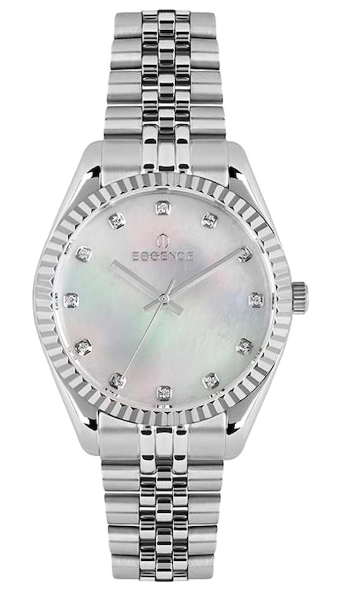 Essence ES6590ME.320 33 mm Gri Çelik Kordon Analog Kadın Kol Saati