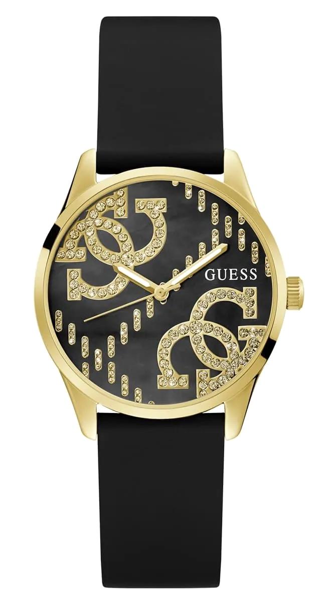 Guess GUGW0755L3 36 mm Siyah Silikon Kordon Analog Kadın Kol Saati
