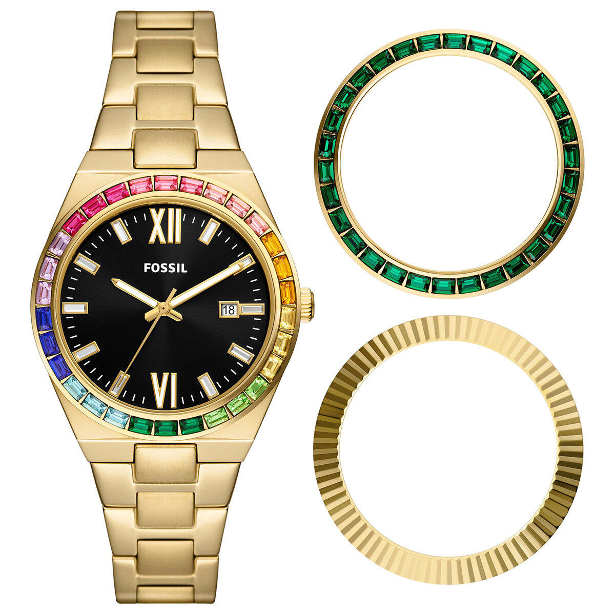 Fossil FES5311SET 36 mm Altın Çelik Kordon Analog Kadın Kol Saati