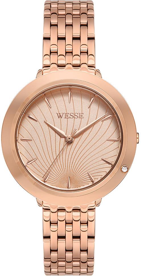 Wesse WWL109401 35 mm Rose Gold Çelik Kordon Analog Kadın Kol Saati