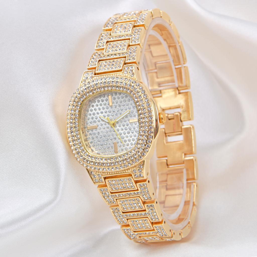 Pinkoli ST-304134 38 mm Altın Çelik Kordon Analog Kadın Kol Saati