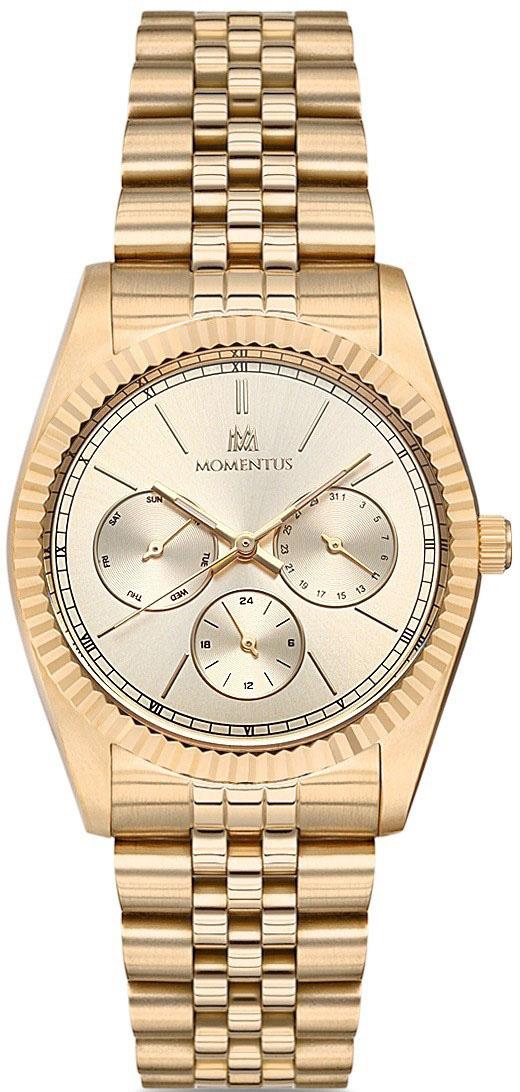 Momentus CW130G-08SG Takvimli 36 mm Altın Çelik Kordon Analog Kadın Kol Saati