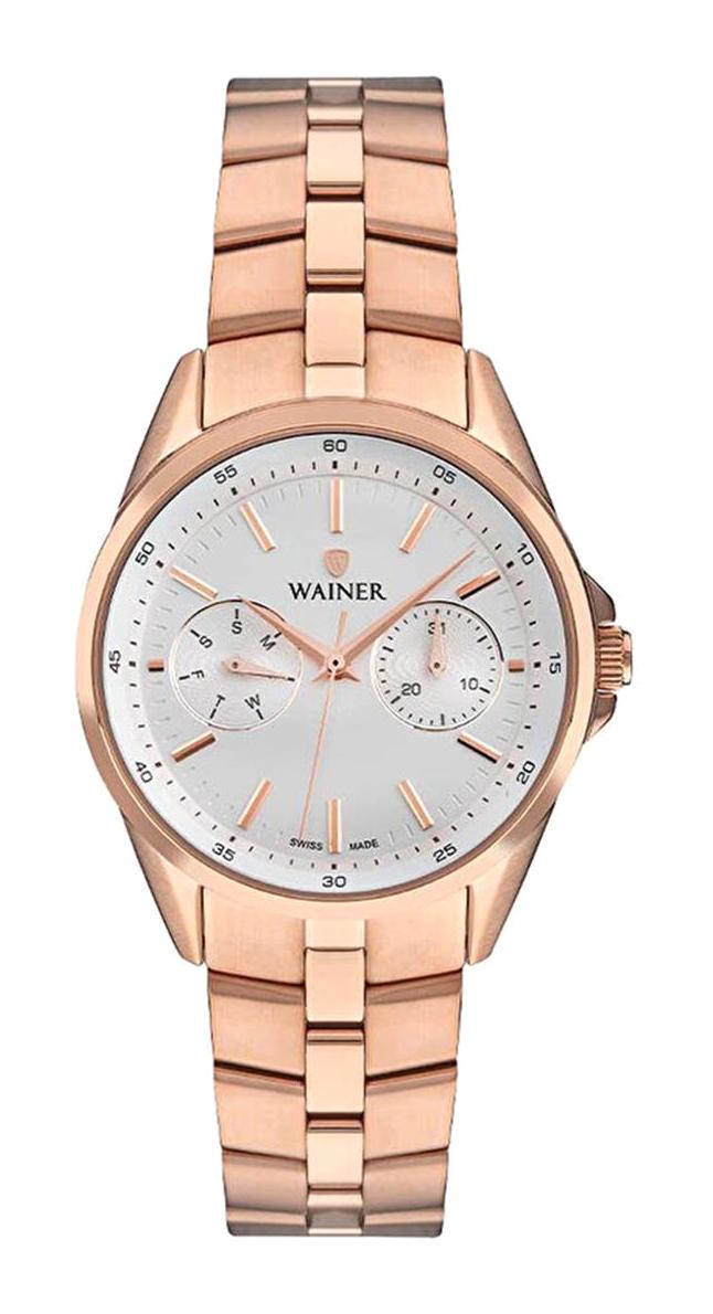 Wainer WA.18222-B 36 mm Rose Gold Çelik Kordon Analog Kadın Kol Saati