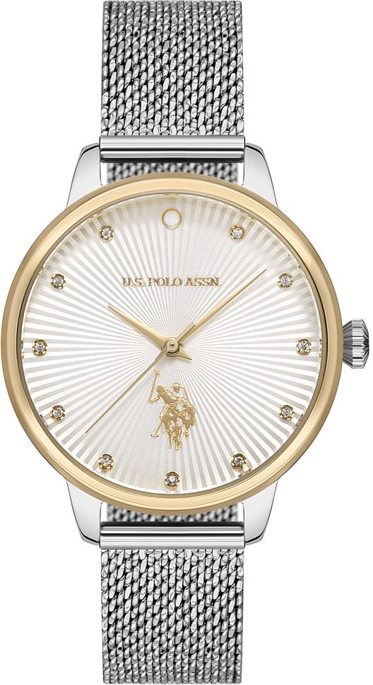 U.S. Polo Assn USPA2027-02 34 mm Gri Metal Kordon Analog Kadın Kol Saati