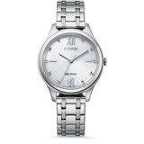 Citizen EM0500-73A 32 mm Gri Çelik Kordon Analog Kadın Kol Saati