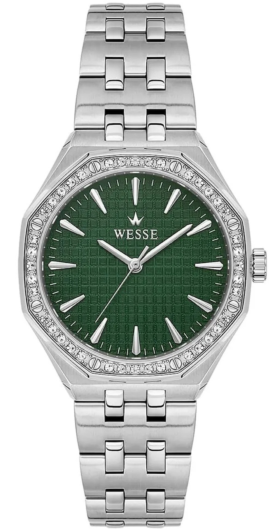 Wesse WWL112404 34 mm Gri Çelik Kordon Analog Kadın Kol Saati