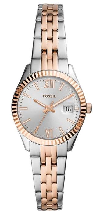 Fossil FES4989 28 mm Gri-Rose Gold Çelik Kordon Analog Kadın Kol Saati
