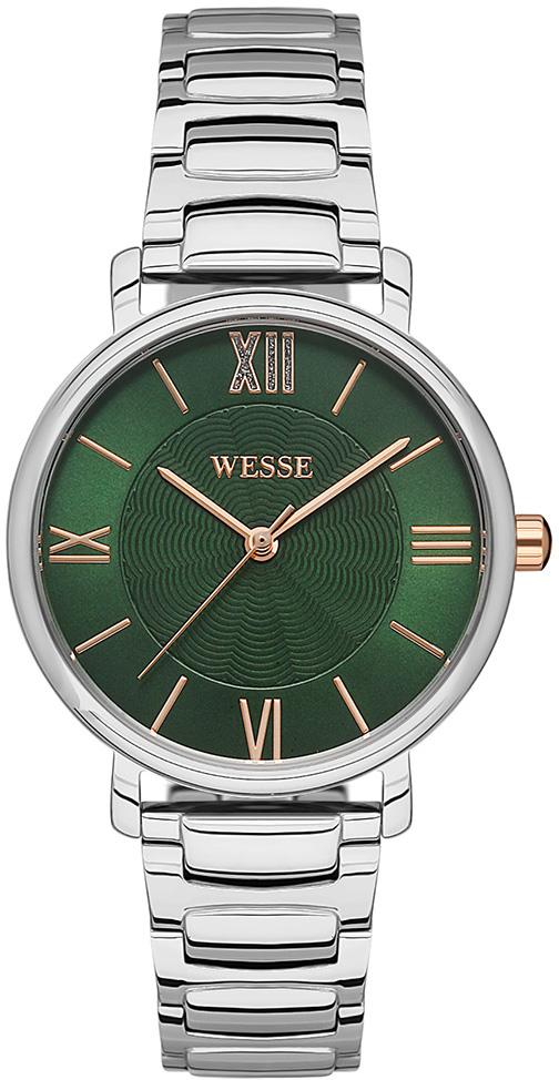 Wesse WWL302505 35 mm Gri Çelik Kordon Analog Kadın Kol Saati