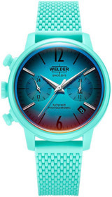 Welder Watch WWRP607 Takvimli 38 mm Mavi Plastik Kordon Analog Kadın Kol Saati