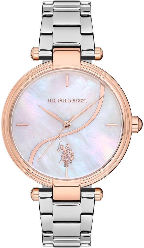 U.S. Polo Assn USPA2021-01 37 mm Gri Çelik Kordon Analog Kadın Kol Saati
