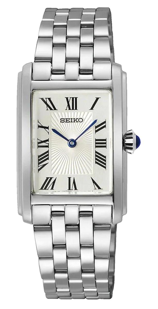 Seiko SWR083P 22 mm Gri Çelik Kordon Analog Kadın Kol Saati