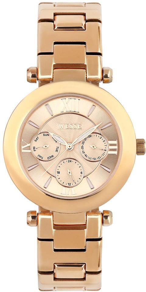 Wesse WWL101101 36 mm Altın Çelik Kordon Analog Kadın Kol Saati