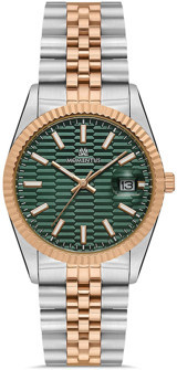 Momentus CW138T-15SR Takvimli 36 mm Gri-Rose Gold Çelik Kordon Analog Kadın Kol Saati