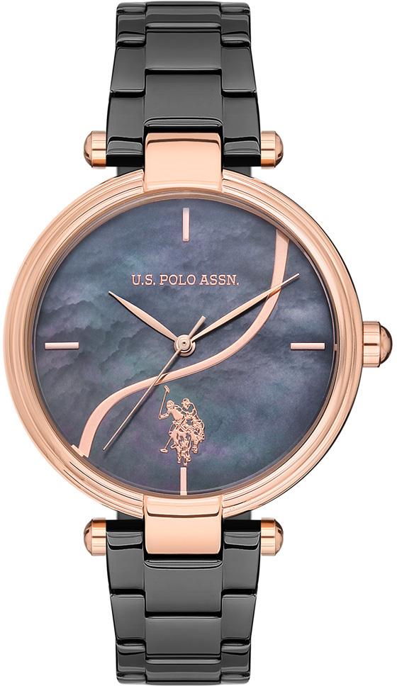 U.S. Polo Assn USPA2021-04 37 mm Siyah Çelik Kordon Analog Kadın Kol Saati