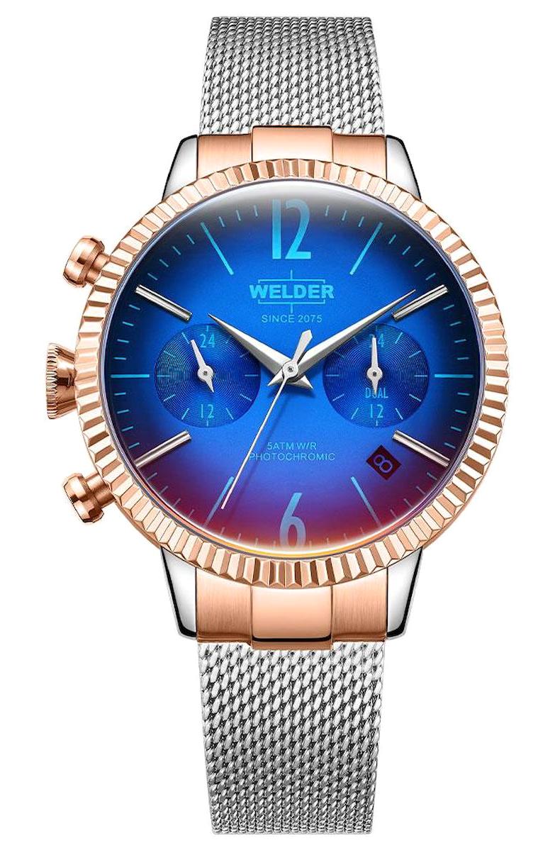 Welder Watch WWRC746 Takvimli 36 mm Gri Çelik Kordon Analog Kadın Kol Saati