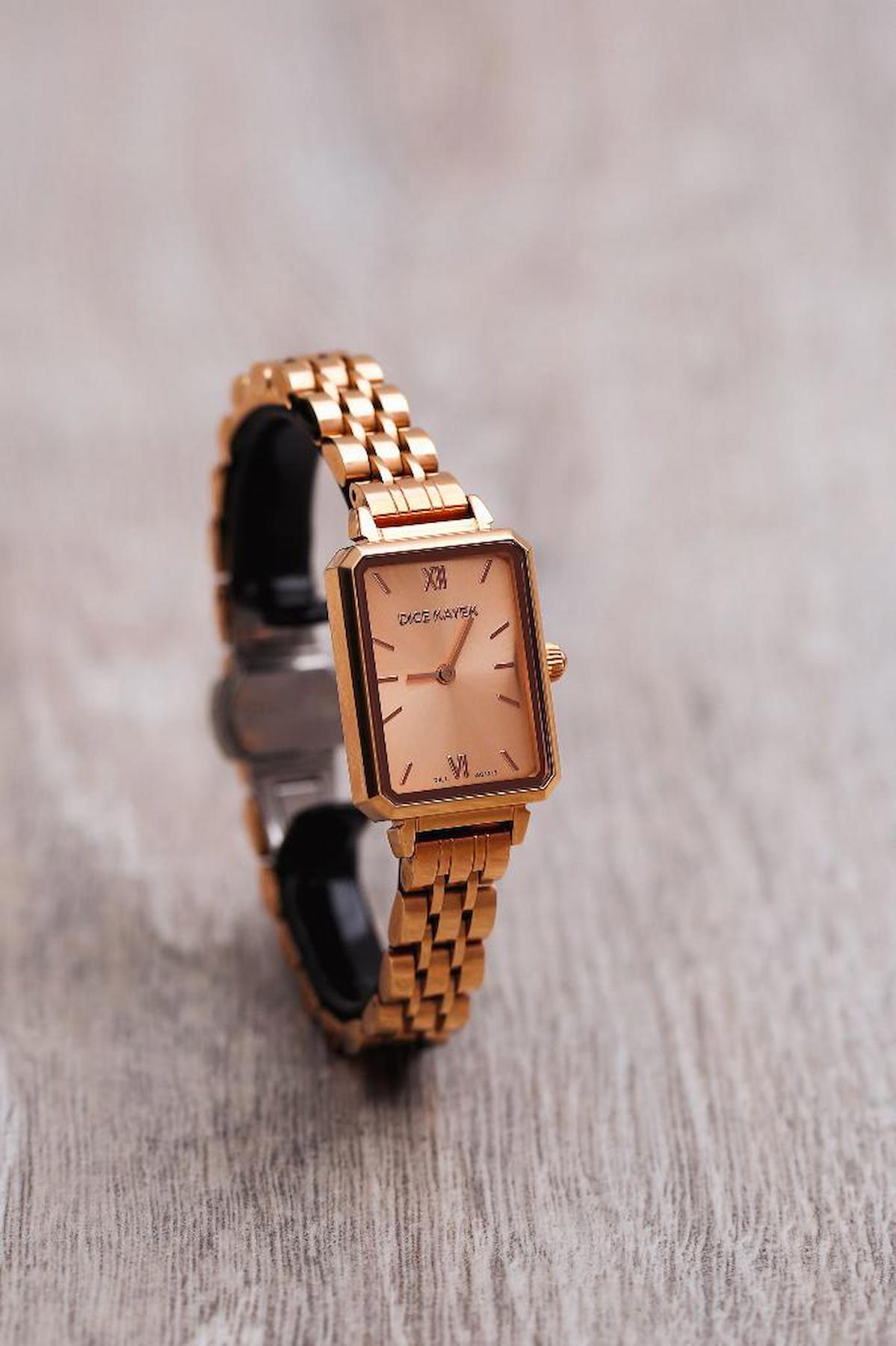 Dice Kayek DK.1.AG1317.08 28 mm Rose Gold Çelik Kordon Analog Kadın Kol Saati