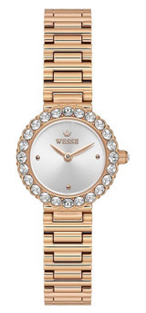 Wesse WWL112104 25 mm Rose Gold Çelik Kordon Analog Kadın Kol Saati