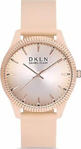 Daniel Klein DK.1.12767.4 38 mm Pembe Silikon Kordon Analog Kadın Kol Saati
