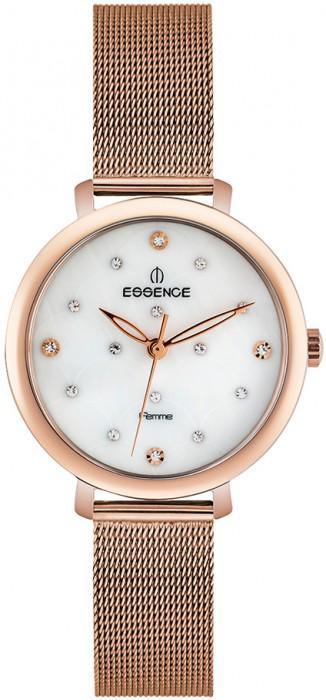 Essence D1115.420 36 mm Rose Gold Çelik-Hasır Kordon Analog Kadın Kol Saati