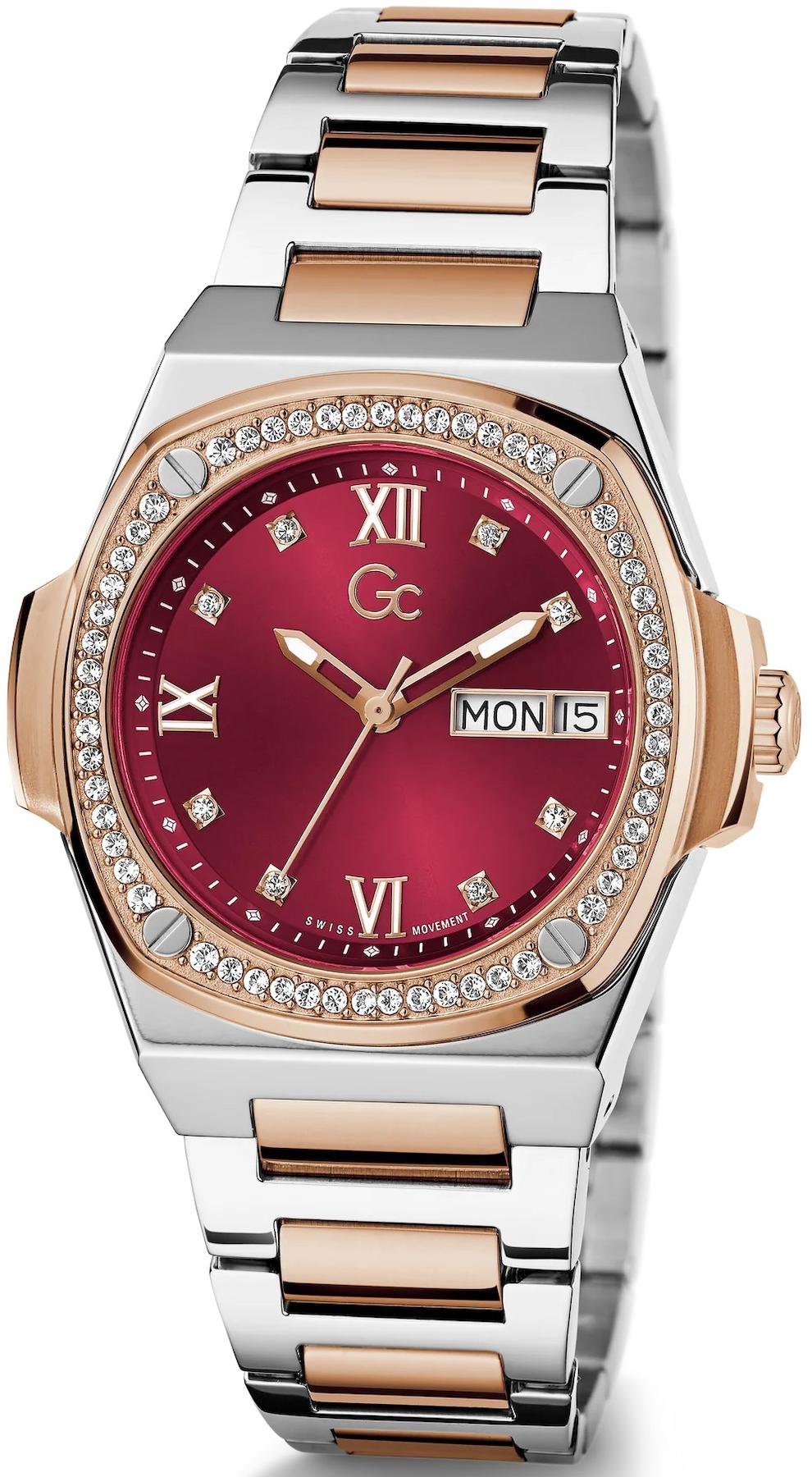 Guess GCY98009L3MF 36 mm Gri-Rose Gold Çelik Kordon Analog Kadın Kol Saati
