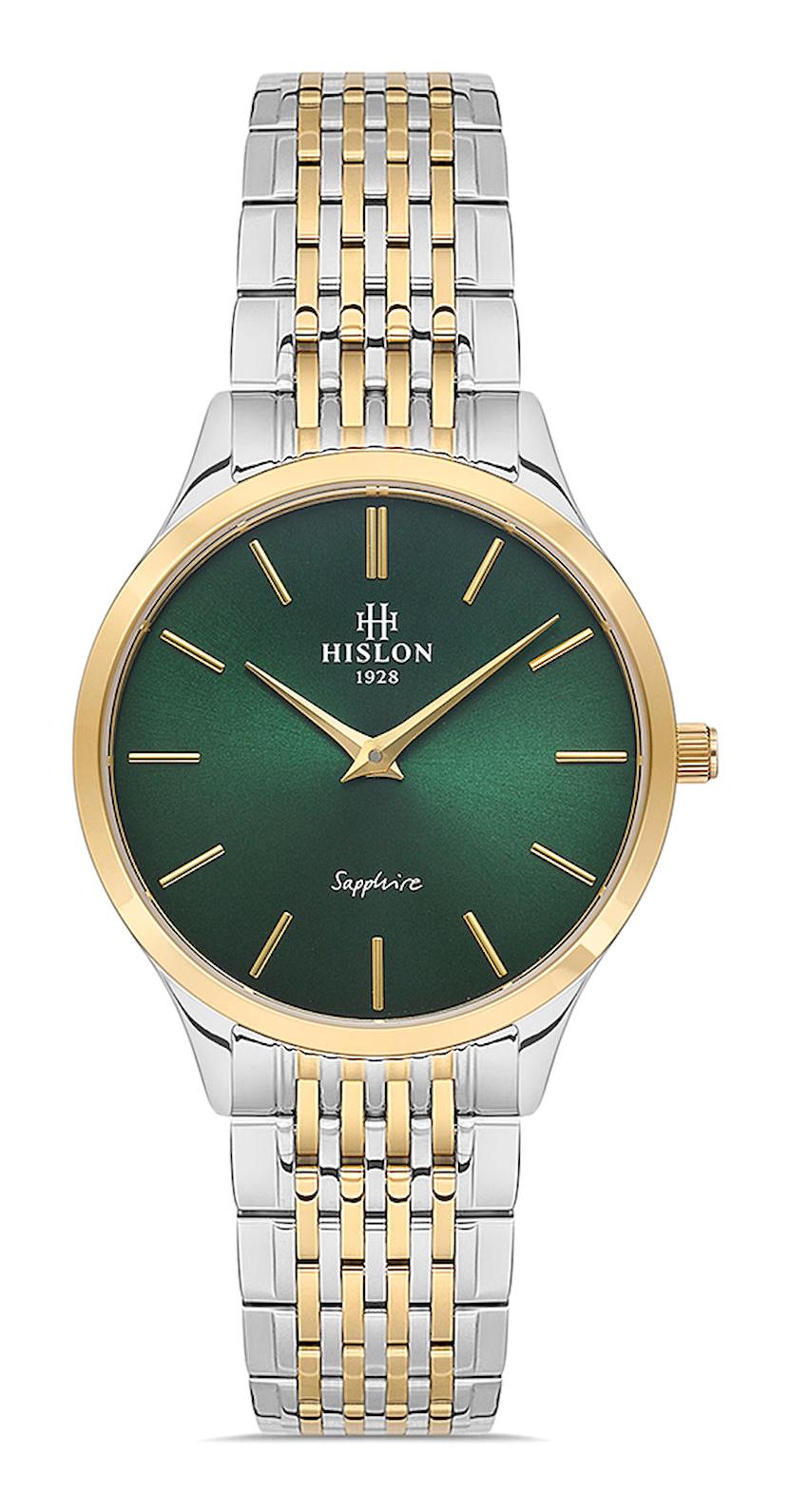 Hislon QL135T-15SG 30 mm Gri-Rose Gold Çelik Kordon Analog Kadın Kol Saati