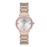 Daniel Klein DK.1.13722-5 30 mm Gri-Rose Gold Çelik Kordon Analog Kadın Kol Saati