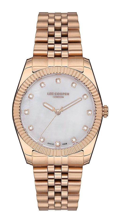 Lee Cooper LC07115.420 40 mm Rose Gold Çelik Kordon Analog Kadın Kol Saati
