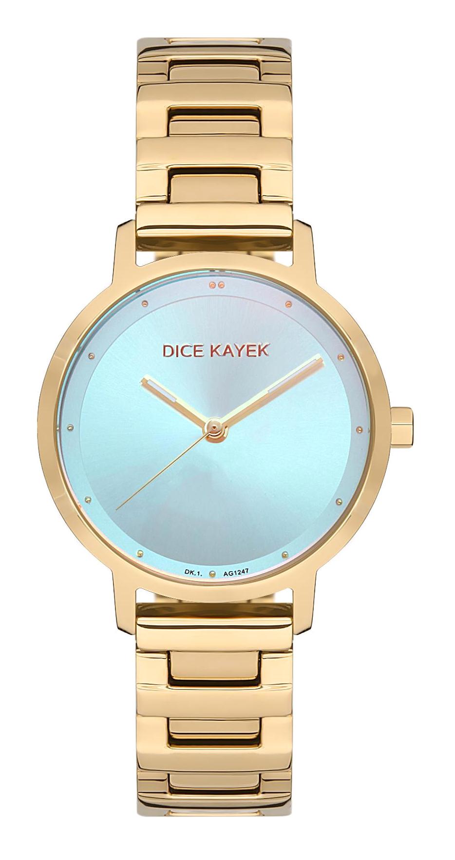 Dice Kayek DK.1.AG1247.03 33 mm Altın Çelik Kordon Analog Kadın Kol Saati