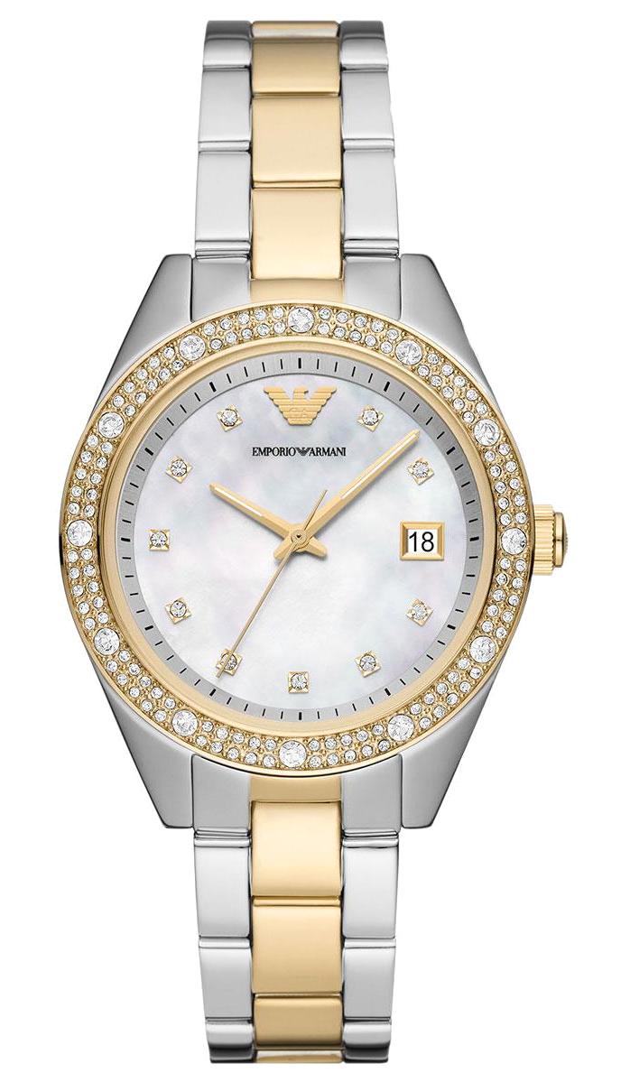 Emporio Armani AR11520 36 mm Altın-Gri Çelik Kordon Analog Kadın Kol Saati