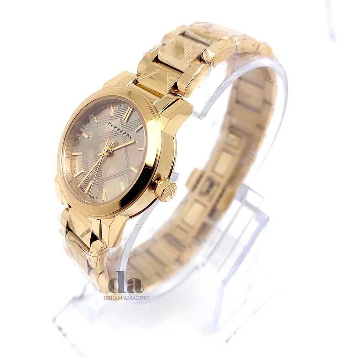 Burberry BU9234 26 mm Altın Çelik Kordon Analog Kadın Kol Saati