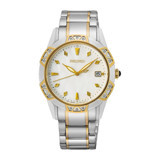 Seiko SKK728P Takvimli 33 mm Altın-Gri Çelik Kordon Analog Kadın Kol Saati