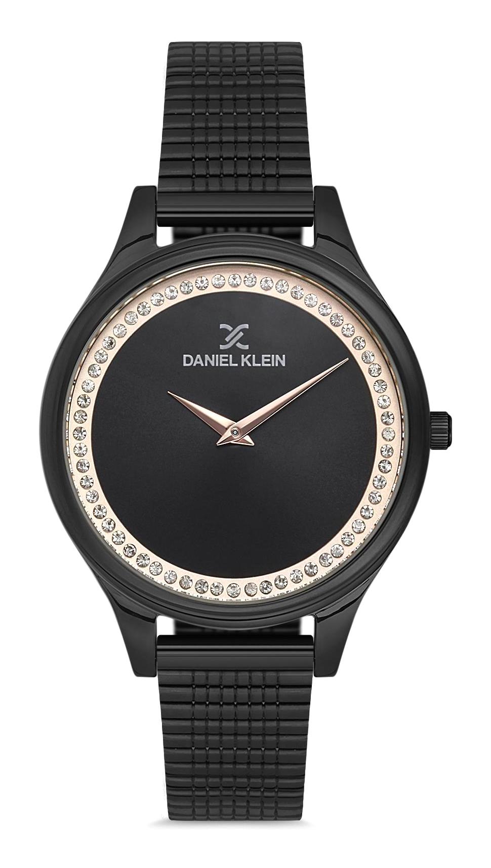 Daniel Klein DK102.DK.1.12701.5 36 mm Siyah Çelik Kordon Analog Kadın Kol Saati