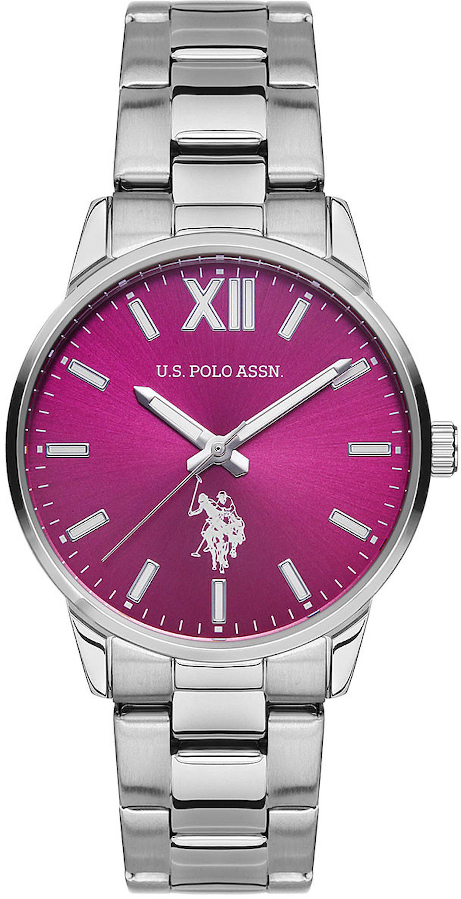 U.S. Polo Assn USPA2057-07 36 mm Gri Çelik Kordon Analog Kadın Kol Saati