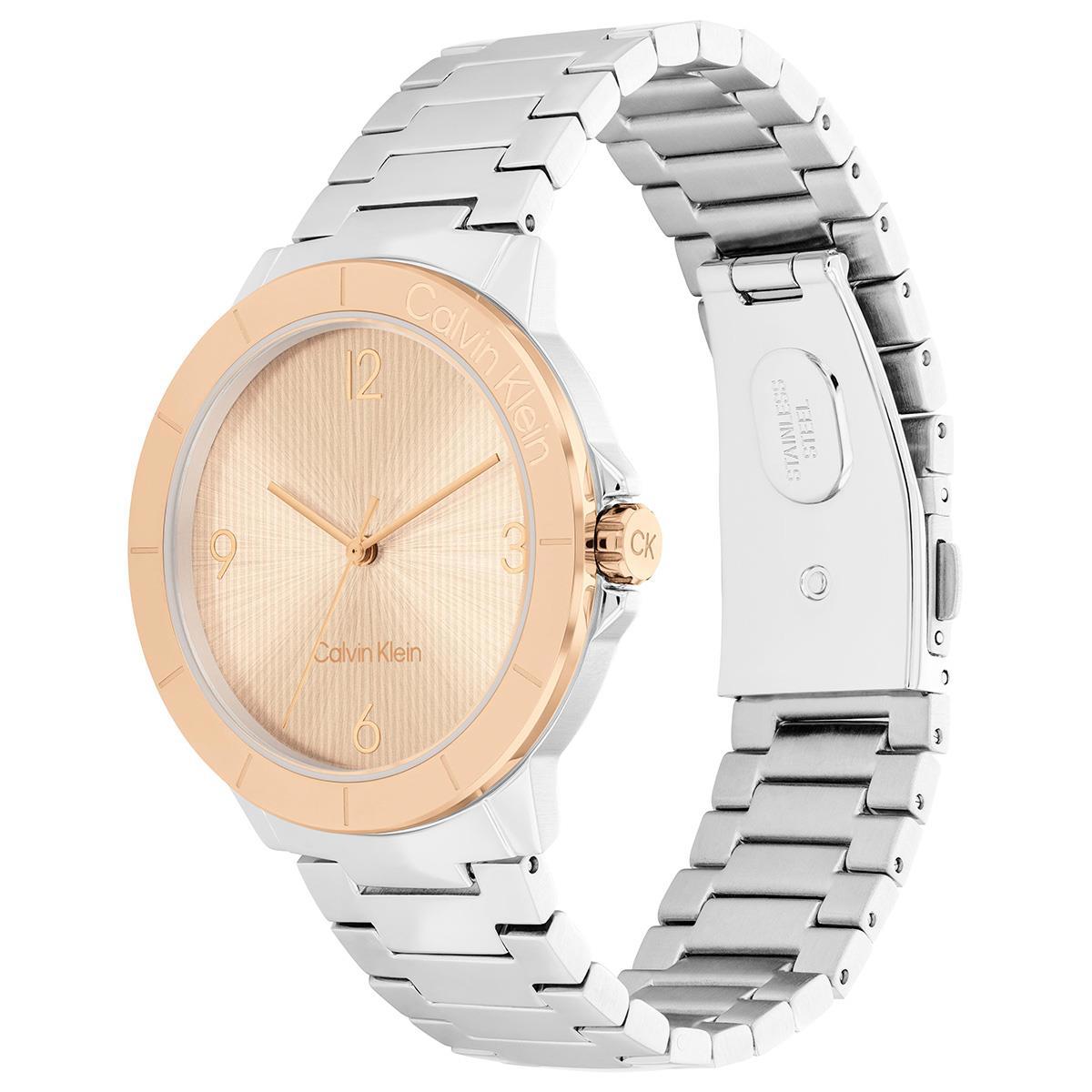 Calvin Klein CK25100025 36 mm Gri Çelik Kordon Analog Kadın Kol Saati