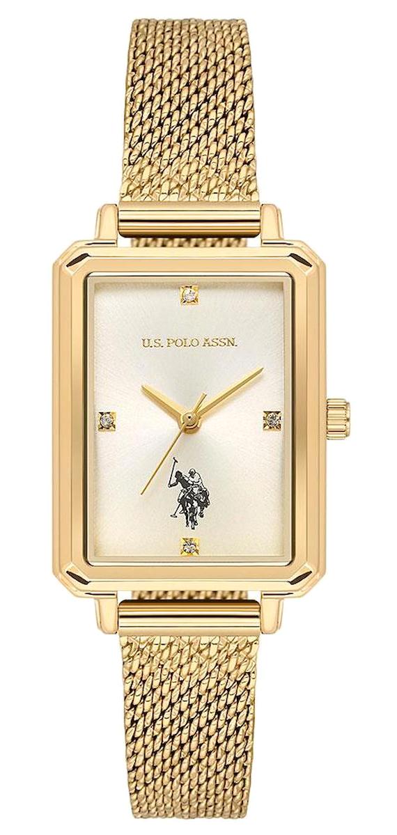 U.S. Polo Assn USPA2083-03 23.2-36.3 mm Altın Çelik Kordon Analog Kadın Kol Saati