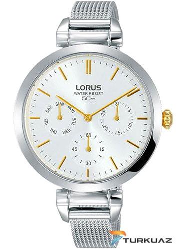 Lorus RP609DX9 Takvimli 36 mm Gri Çelik Kordon Analog Kadın Kol Saati
