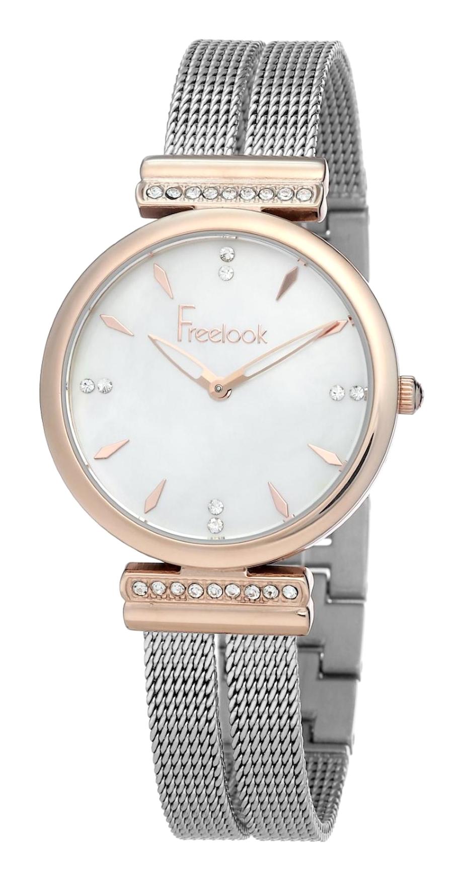 Freelook FL.1.10068.1 36 mm Gri Metal Kordon Analog Kadın Kol Saati