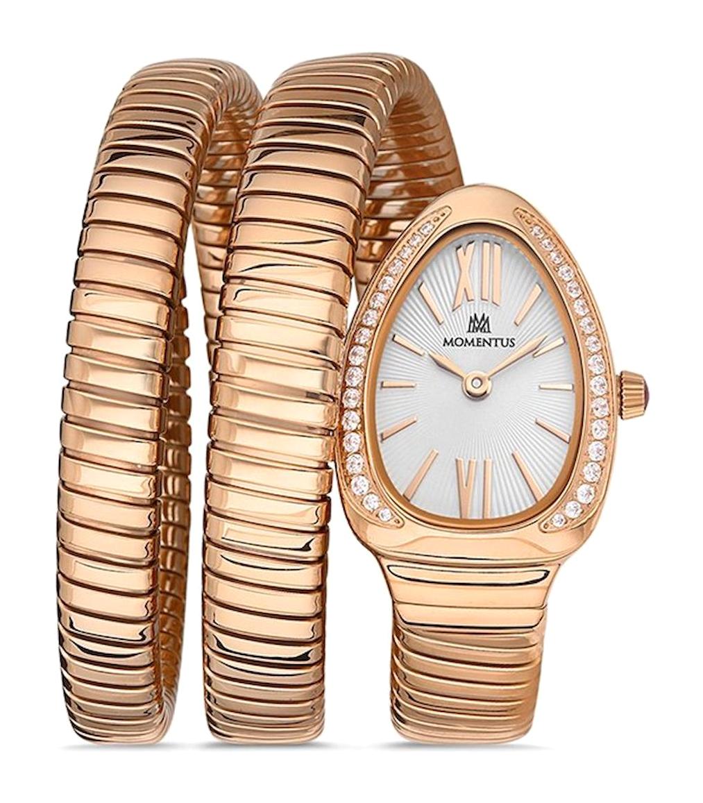 Momentus SS256R-02SR 26 mm Rose Gold Çelik-Sarmal Kordon Analog Kadın Kol Saati