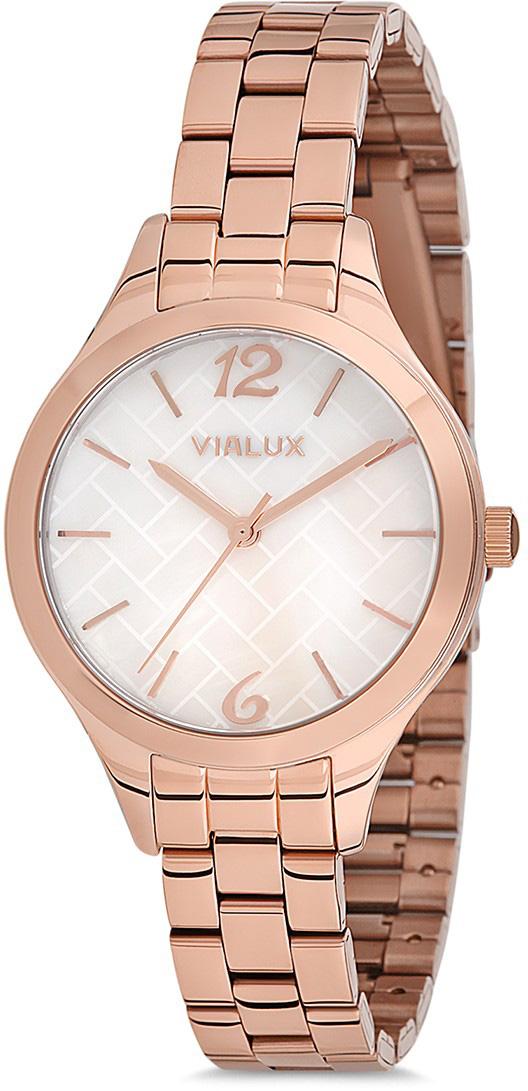Vialux LJ469R-02SR 34 mm Rose Gold Çelik Kordon Analog Kadın Kol Saati