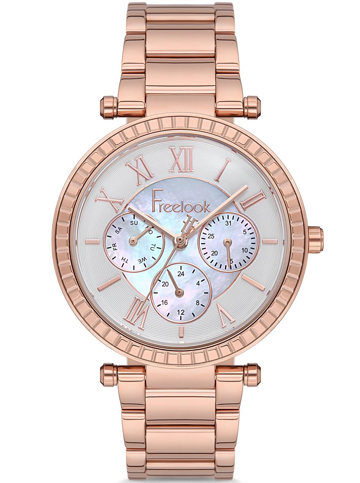Freelook FL.1.10092.2 35 mm Rose Gold Çelik Kordon Analog Kadın Kol Saati