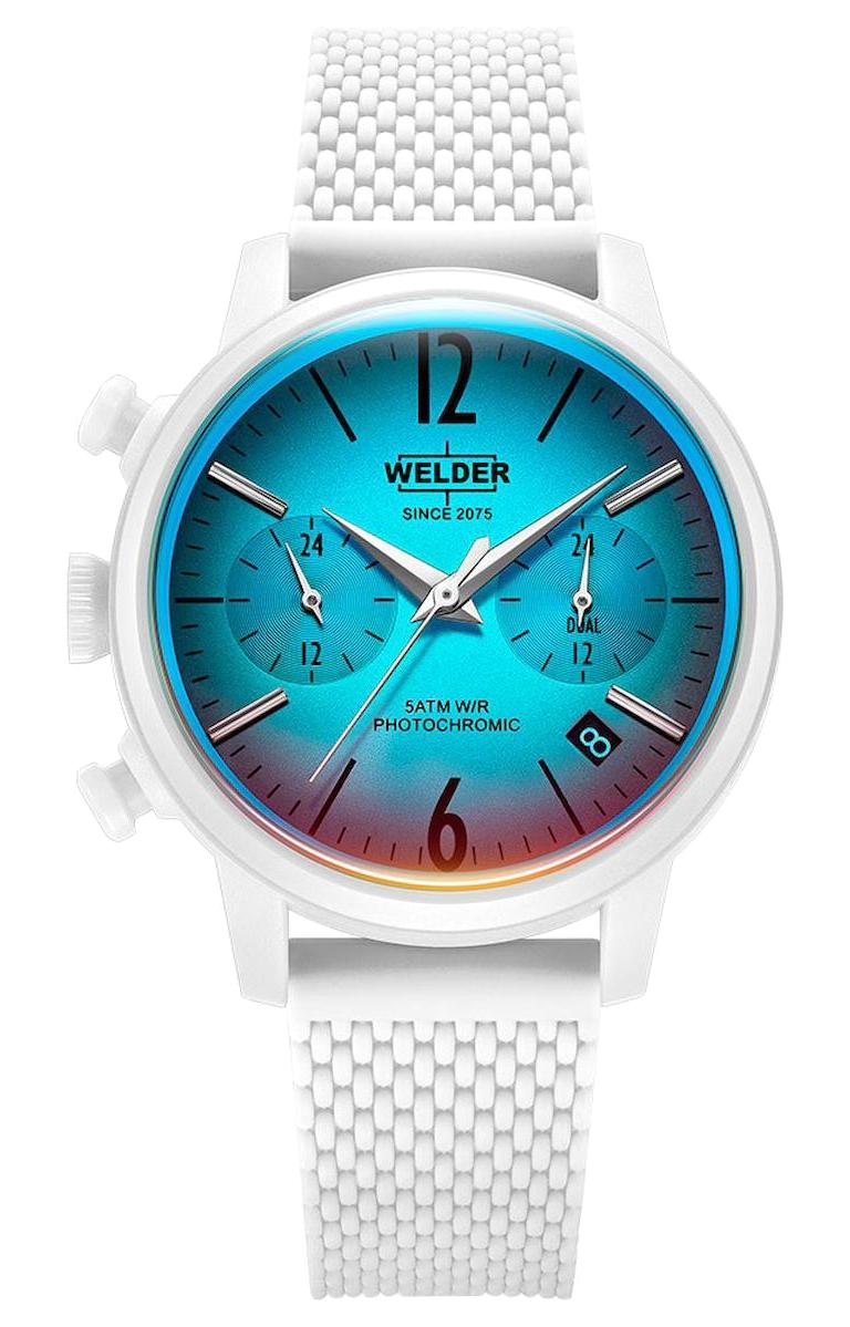 Welder Watch WWRP600 Takvimli 38 mm Beyaz Silikon Kordon Analog Kadın Kol Saati