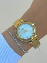 Ferrucci FRC.FT.1.116 34 mm Altın Çelik Kordon Analog Kadın Kol Saati