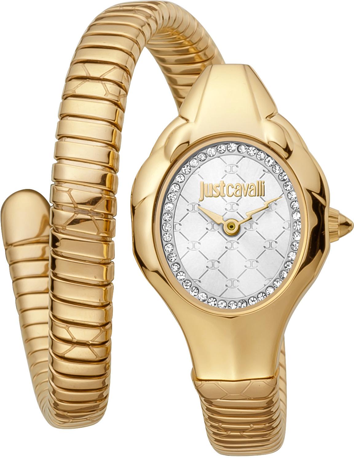 Just Cavalli JC1L186M0035 22 mm Altın Çelik Kordon Analog Kadın Kol Saati