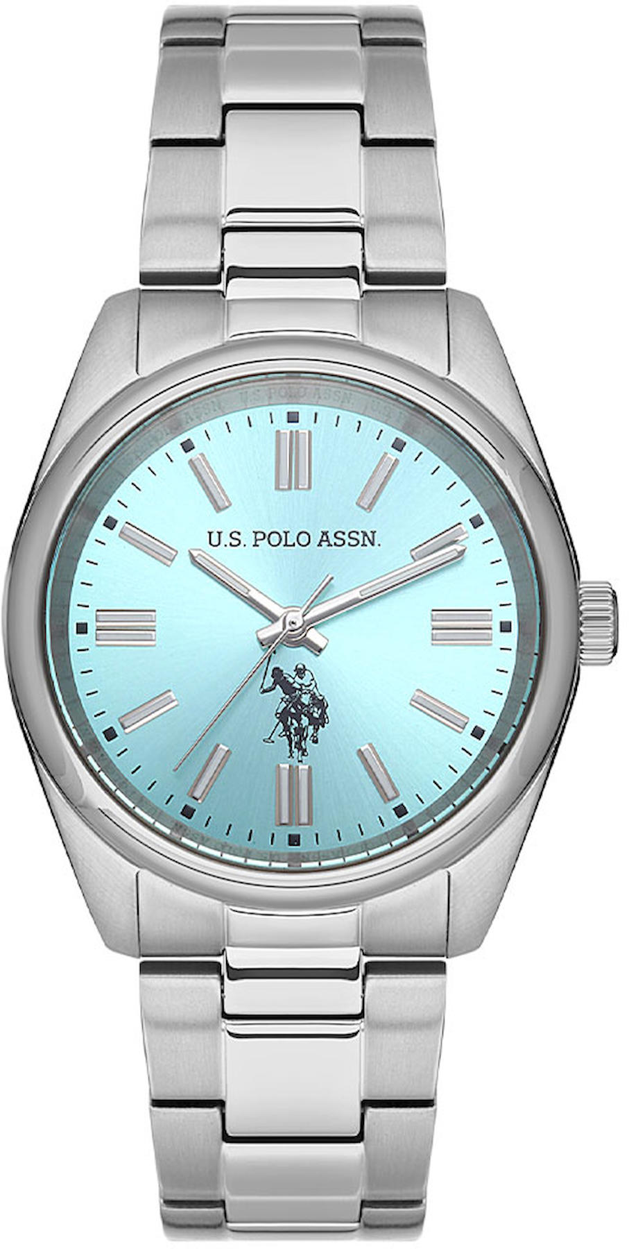 U.S. Polo Assn USPA2068-05 34 mm Gri Çelik Kordon Analog Kadın Kol Saati