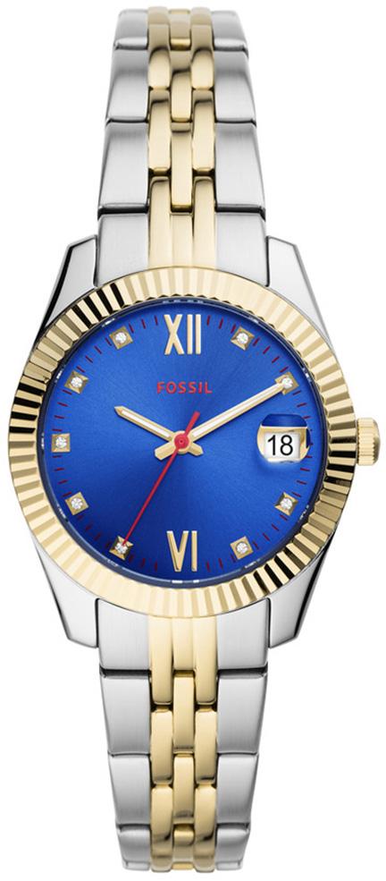 Fossil ES4899 32 mm Altın-Gri Çelik Kordon Analog Kadın Kol Saati