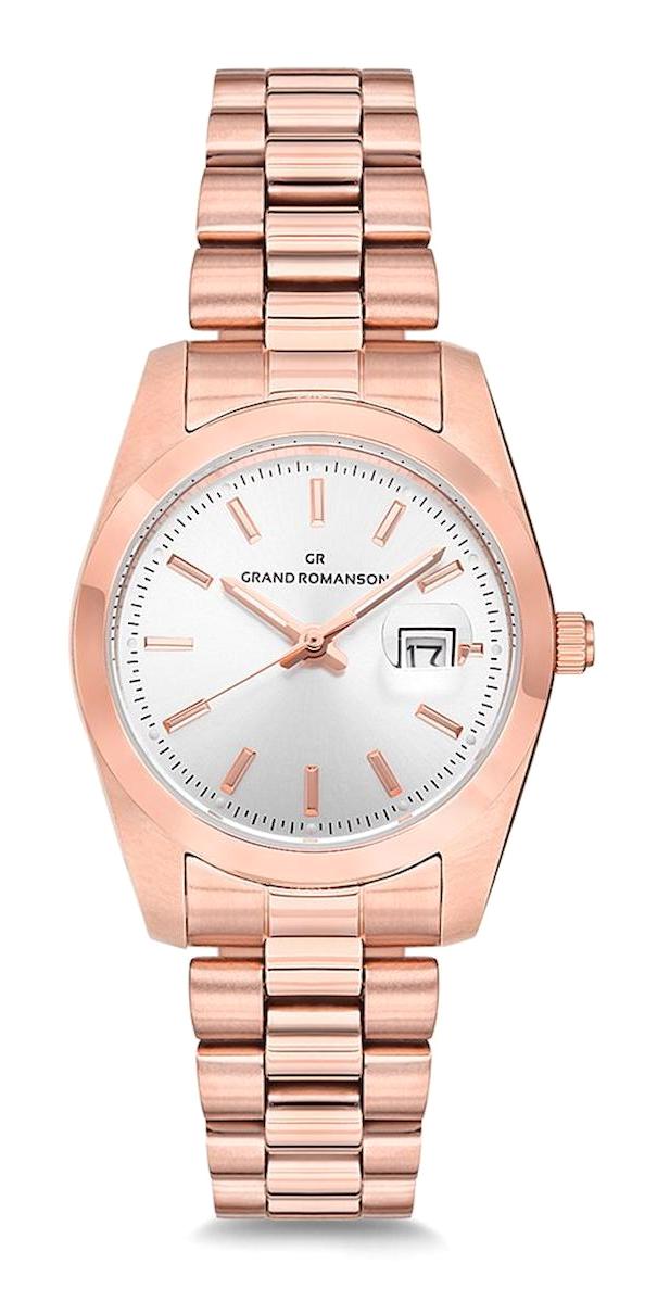 Romanson GR.1.AG1214.08 30 mm Rose Gold Çelik Kordon Analog Kadın Kol Saati